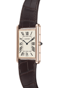 Tank Louis Cartier Rose Gold Manual