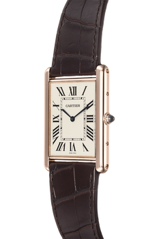 Tank Louis Cartier Rose Gold Manual