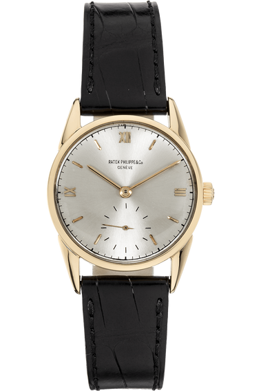Pre Owned Patek Philippe Calatrava 1517 Circa 1940 s Yellow Gold Manual