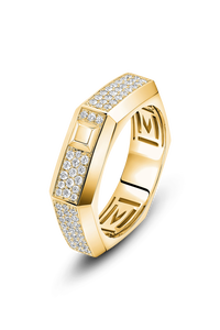 Moderniste Pav&eacute; Ring