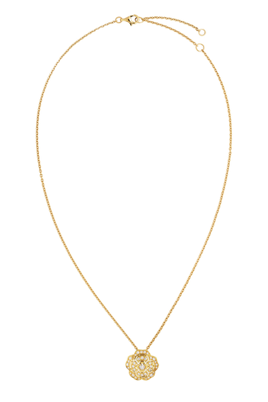 BOUTON DE CAM&Eacute;LIA NECKLACE