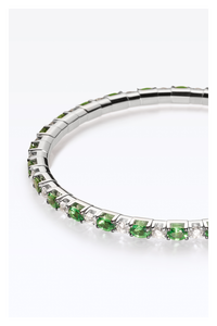 Classics Tsavorite and Diamond Stretchy Bracelet