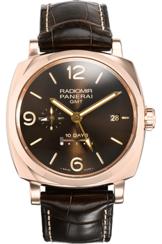 Radiomir 1940 10 Days GMT Rose Gold Automatic