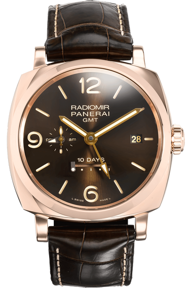 Radiomir 1940 10 Days GMT Rose Gold Automatic