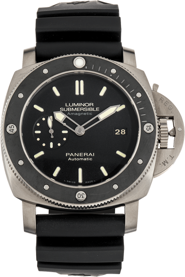 Luminor Submersible 1950 Amagnetic 3 Days Titanium Automatic