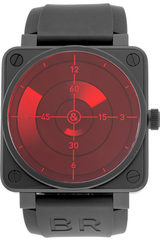 BR01-92 Red Radar Limited Edition PVD Stainless Steel