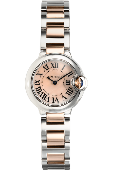 Ballon Bleu Rose Gold and Stainless Steel Quartz