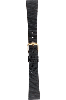 19 mm Black Lizard Strap