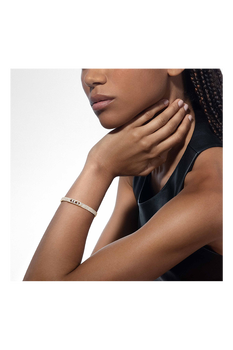 Move Noa Full Pav&eacute; SM Bangle in Yellow Gold Size M