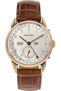 【在庫処分大特価!!】 Pre-Owned Movado (14821) 1950s Circa Manual Day-Date Round 時計