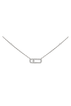 Move Uno Pendant in White Gold