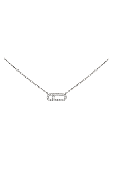 Move Uno Pendant in White Gold