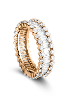 Baguette Love Ring