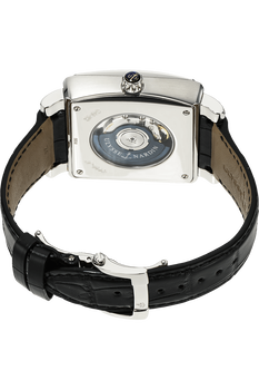 Quadrato Dual Time Stainless Steel Automatic