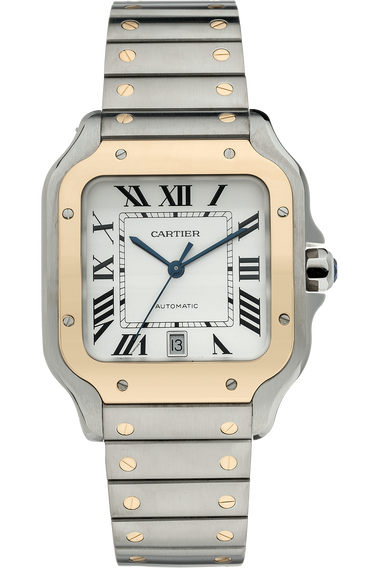 Santos de Cartier Yellow Gold and Stainless Steel Automatic