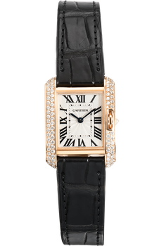 Tank Anglaise Rose Gold Quartz