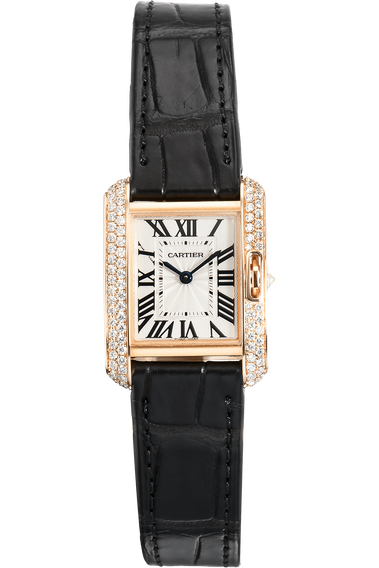 Tank Anglaise Rose Gold Quartz