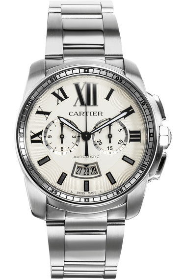 Calibre de Cartier Chronograph Stainless Steel Automatic