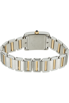 Tank Francaise Yellow Gold and Stainless Steel Quartz