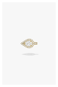 Yellow gold chain bracelet So Move XL