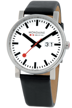 EVO Big Size 40 mm White Dial Black Strap