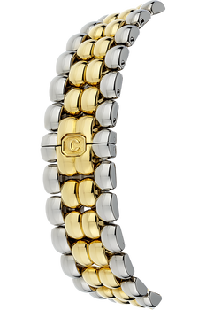 Happy Sport Yellow Gold and Stainless Steel Quartz