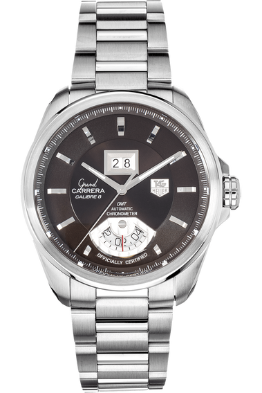 Grand Carrera Calibre 8 GMT Stainless Steel Automatic