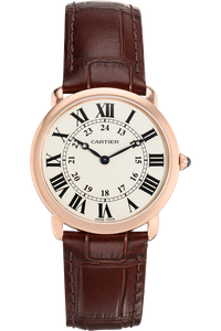 Ronde Solo Louis Cartier Rose Gold Manual