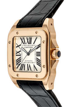 Santos 100 Rose Gold Automatic