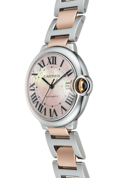 Ballon Bleu Rose Gold and Stainless Steel Automatic