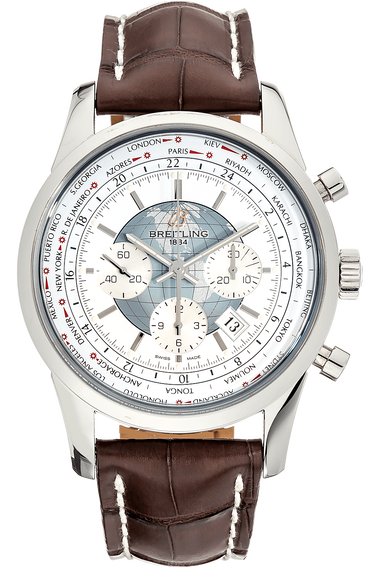 Transocean Unitime Chronograph Stainless Steel Automatic