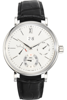Portofino Hand-Wound Day &amp; Date Stainless Steel Manual