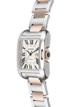 Tank Anglaise Rose Gold and Stainless Steel Automatic