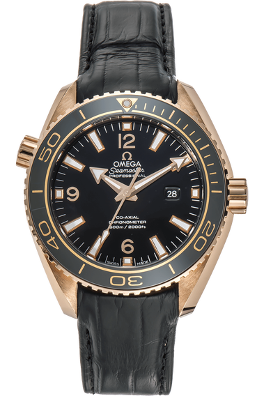 Omega planet ocean rose gold deals