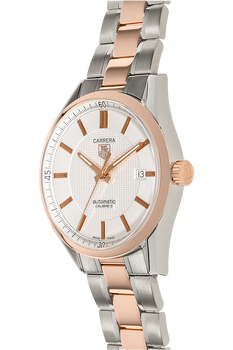 Carrera Calibre 5 Rose Gold and Stainless Steel Automatic