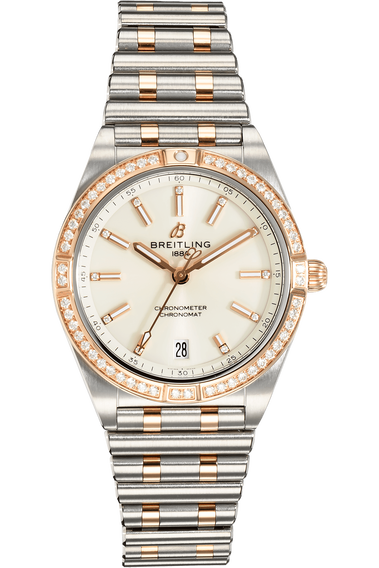 Chronomat Rose Gold and Stainless Steel Automatic