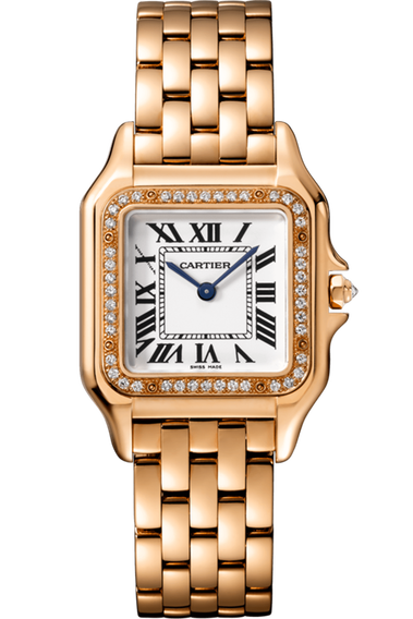 Cartier rose gold clearance diamond watch