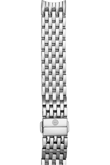 Michele 18mm stainless top steel watch bands