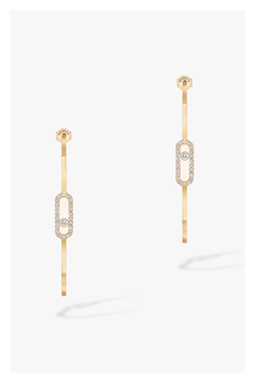 Move Uno GM Hoops in Yellow Gold