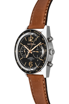 BR 126 Sport Heritage GMT &amp; Flyback Stainless Steel Automatic