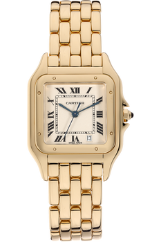 Panth&egrave;re Circa 1980s Yellow Gold Quartz