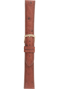 20 mm Cognac Ostrich Strap