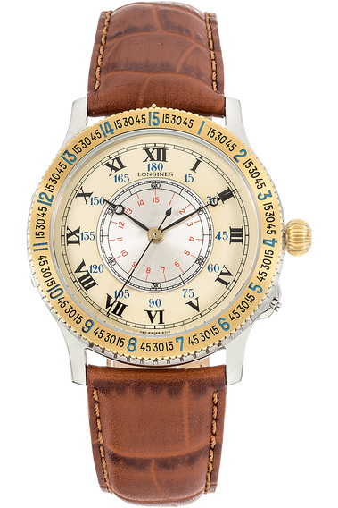 Pre Owned Longines Lindbergh Hour Angle 989.5215
