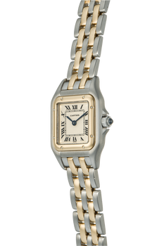 Panthere Yellow Gold and Stainless Steel Quartz