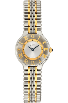 Must 21 Yellow Gold-Plated and Stainless Steel Quartz