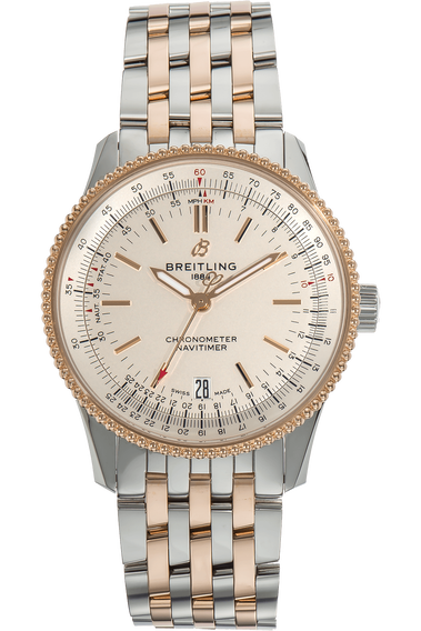 Navitimer 38 Rose Gold and Stainless Steel Automatic