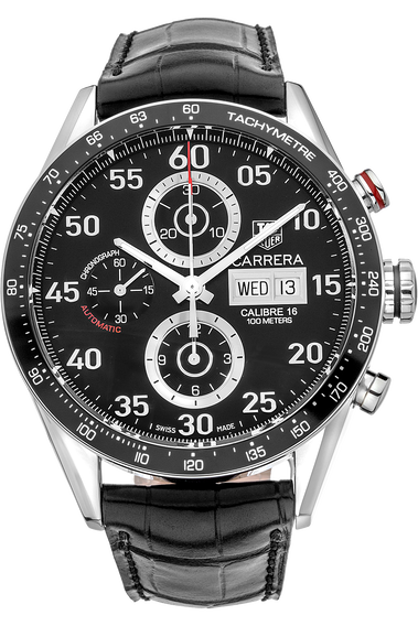 Carrera Calibre 16 Day-Date Chronograph Stainless Steel