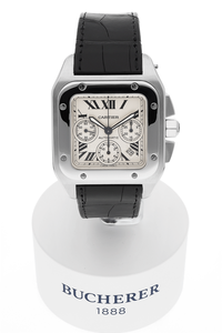 Santos 100 Chronograph Stainless Steel Automatic