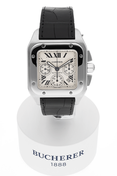 Santos 100 Chronograph Stainless Steel Automatic