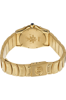 Santos Ronde Chronograph Yellow Gold Quartz